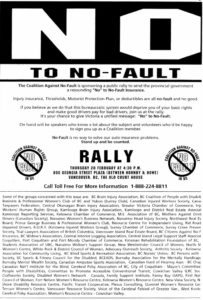 No to No-Fault Rally